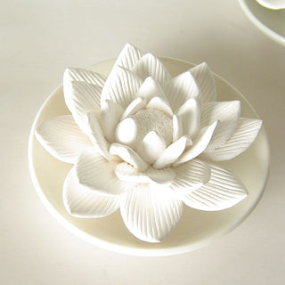 Geursteen – Witte Lotusbloem