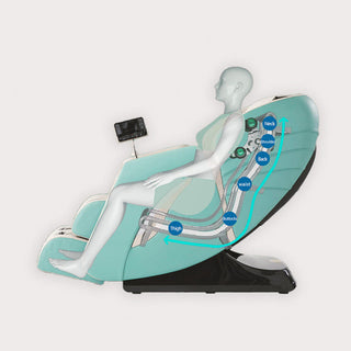 Luxe massagestoel met SL-technologie – Walnut