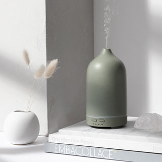 Nordic-wellness Premium Aromadiffuser van Keramiek - Groen
