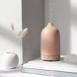 Nordic-wellness Premium Aromadiffuser van Keramiek - Roos